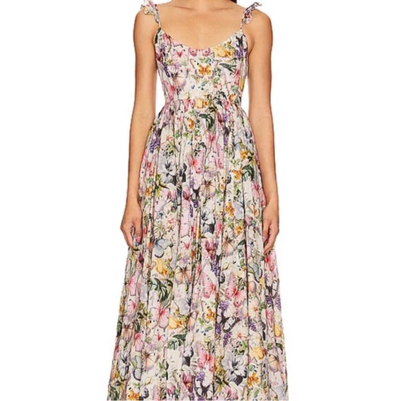 Selkie Penny Lane Dress In Butterfly Botanics - Picture 3 of 6